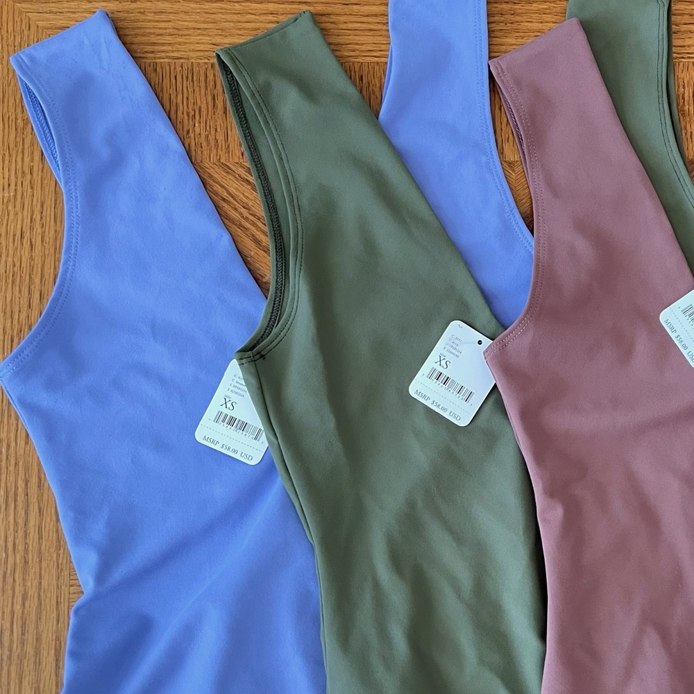 NWT FREE PEOPLE Keep It Sleek Bodysuit - Picture 3 of 4